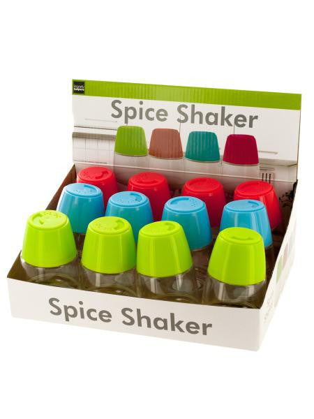 Colorful Spice Shaker Countertop Display (Available in a pack of 12)