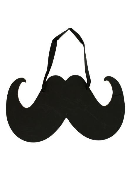 Mustache Wooden Signs &amp; Chalkboards (Available in a pack of 24)