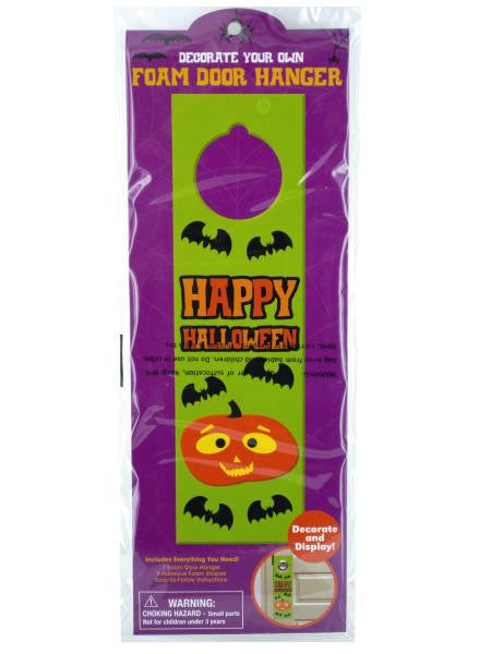 Halloween Decorate Your Own Foam Door Hanger (Available in a pack of 24)