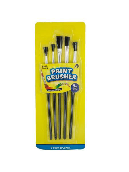 Craft Paint Brush Set (Available in a pack of 24)