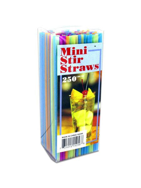 Mini Stir Straws (Available in a pack of 12)