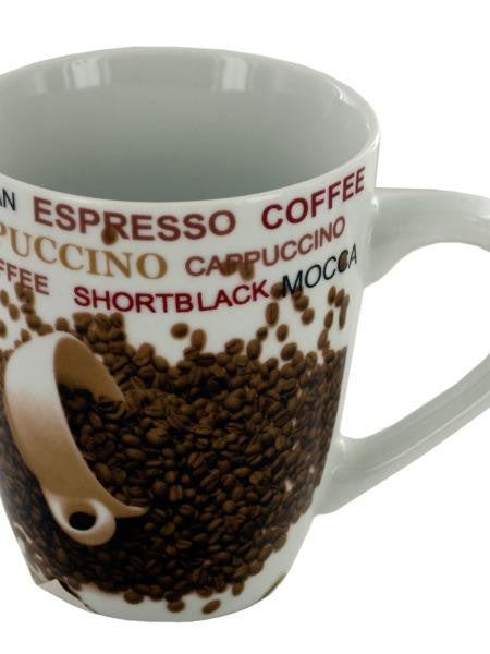 Coffee Beans Ceramic Mug (Available in a pack of 6)