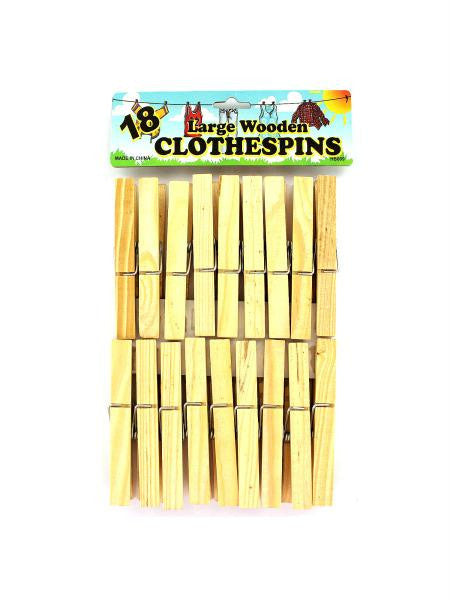 Wooden Clothespins (Available in a pack of 24)