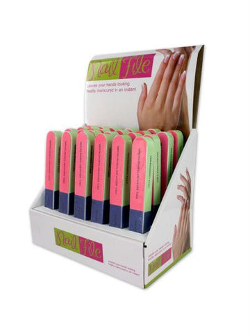 7-Way Nail File Countertop Display (Available in a pack of 24)