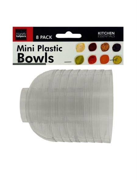 Clear Mini Condiment Bowls Set (Available in a pack of 12)