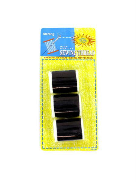 Black Sewing Thread Set (Available in a pack of 24)