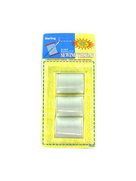 White Sewing Thread Set (Available in a pack of 24)