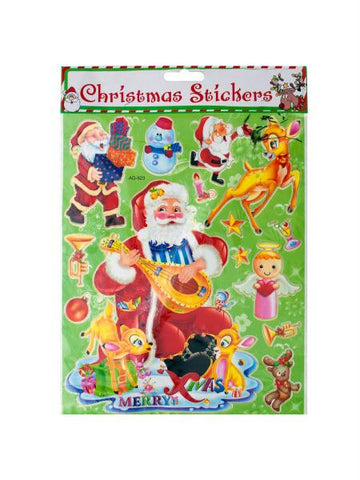 Santa Christmas Stickers (Available in a pack of 24)