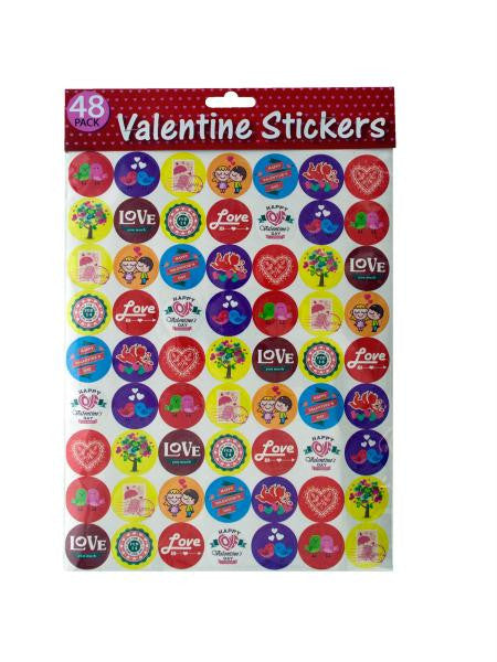 Valentine Stickers (Available in a pack of 24)