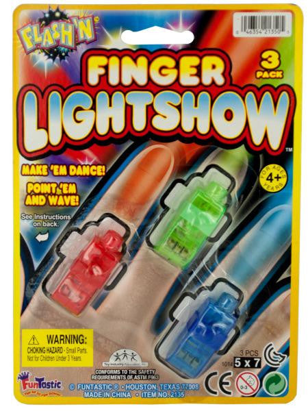 Flash&#039;n Finger Lights Set (Available in a pack of 24)