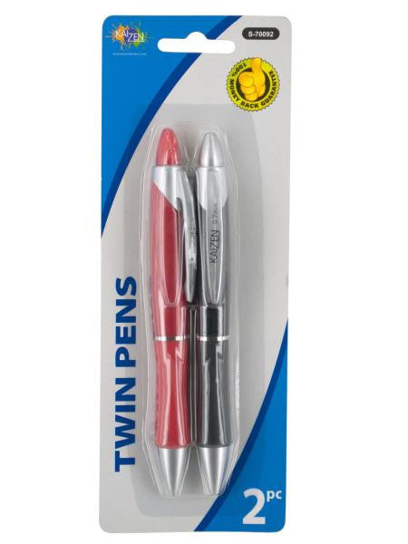 Fat Ergonomic Retractable Ball Point Pens (Available in a pack of 24)