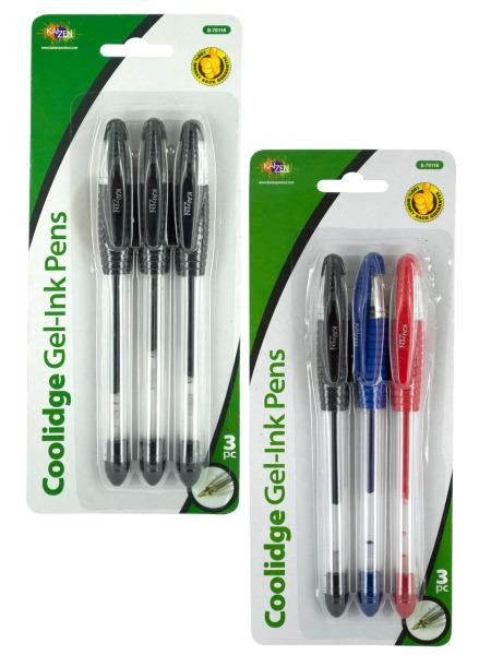 Gel Ink Pens with Comfort Grips (Available in a pack of 24)