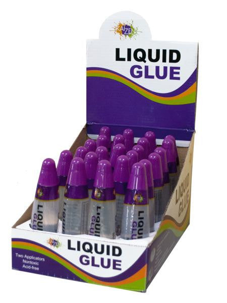 Liquid Glue with Two Applicators Countertop Display (Available in a pack of 24)