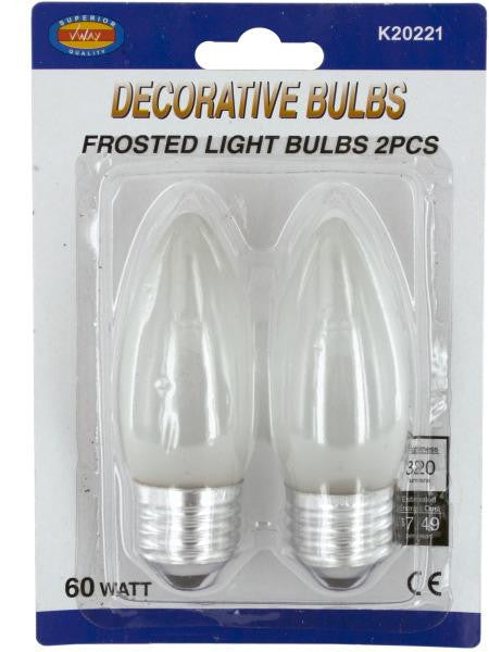 Frosted Decorative Light Bulbs Set (Available in a pack of 24)