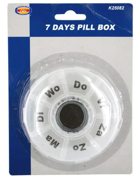 7 Day Push&#039;N Pop Pill Box (Available in a pack of 24)