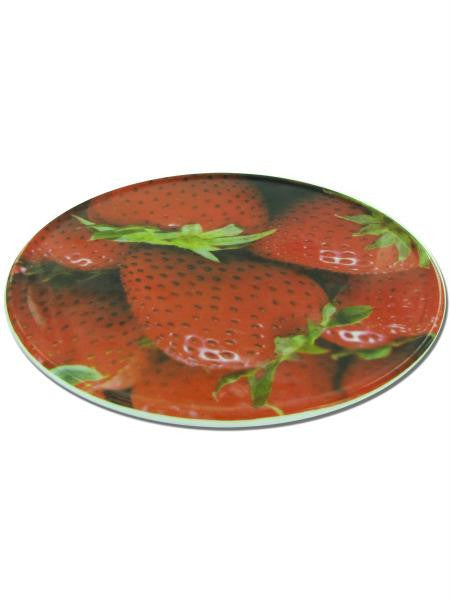 Round Trivet with Strawberry Design (Available in a pack of 12)