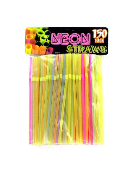 Neon Party Bending Straws (Available in a pack of 25)