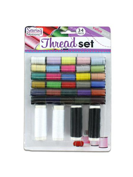 Deluxe Sewing Thread Set (Available in a pack of 24)