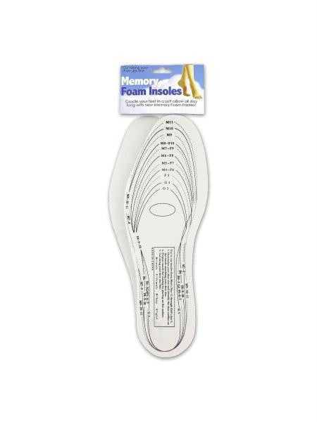 Memory Foam Shoe Insoles (Available in a pack of 24)