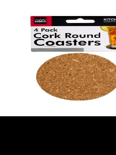 Round Cork Coasters (Available in a pack of 24)