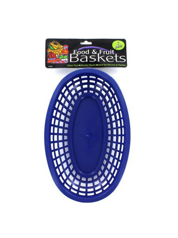 Oval Food &amp; Fruit Basket (Available in a pack of 24)