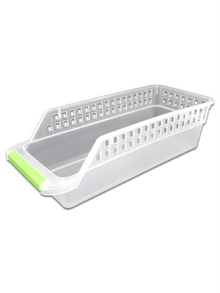 Slim Plastic Storage Basket (Available in a pack of 24)