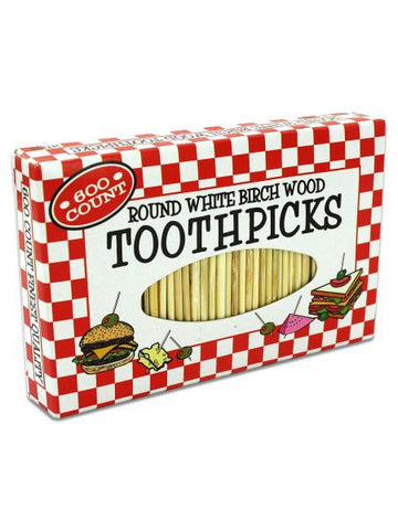 Round Toothpicks (Available in a pack of 24)