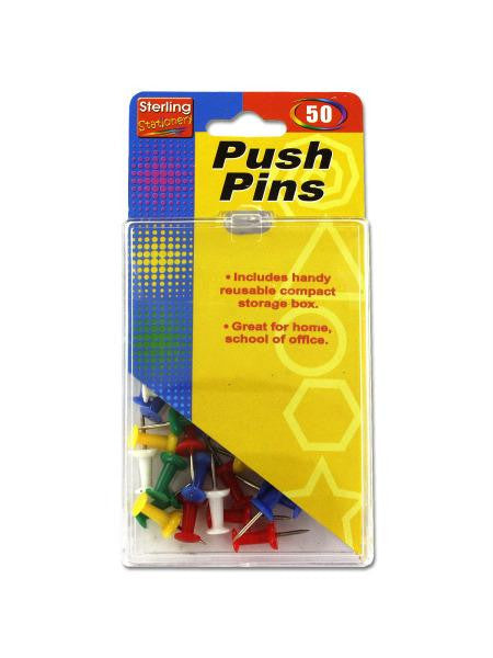 Colored Push Pin Set (Available in a pack of 20)