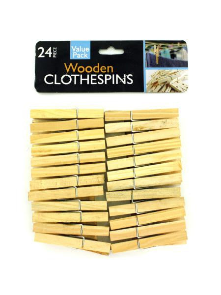 Wooden Clothespins Set (Available in a pack of 12)