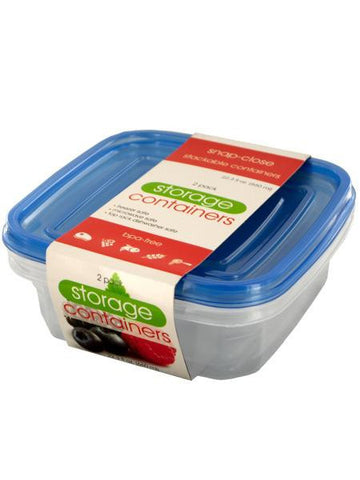 Square Food Storage Container Set (Available in a pack of 24)