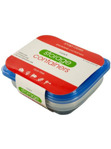 Small Rectangular Food Storage Container Set (Available in a pack of 12)