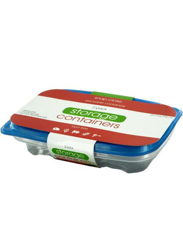 Rectangular Food Storage Container Set (Available in a pack of 12)