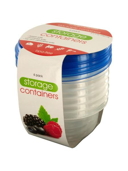 Small Round Food Storage Containers (Available in a pack of 12)