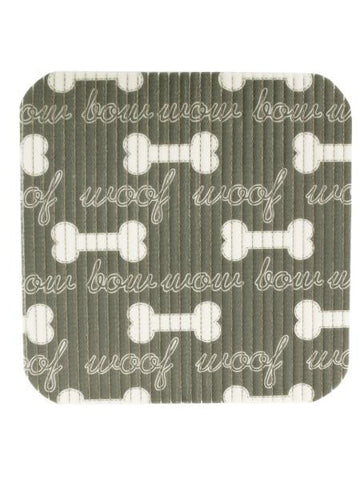 Bone Print Pet Mat (Available in a pack of 24)