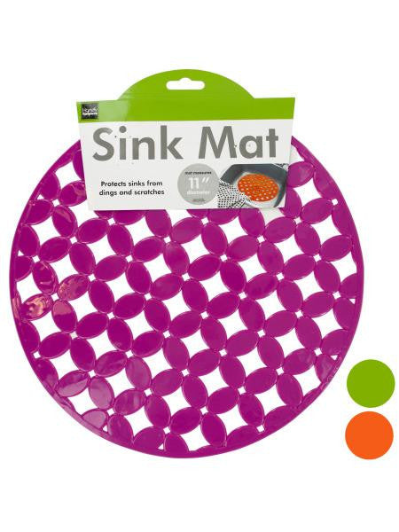 Decorative Round Sink Mat (Available in a pack of 12)