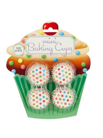 Mini Polka Dot Print Baking Cups (Available in a pack of 24)