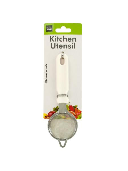 Kitchen Utensil with White Handle (Available in a pack of 8)