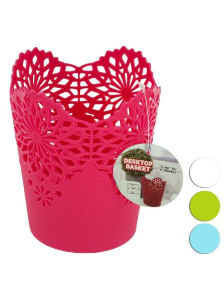 Decorative Desktop Basket (Available in a pack of 24)