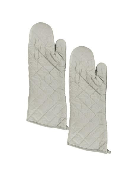 Large Silver Oven Mitts Set (Available in a pack of 12)