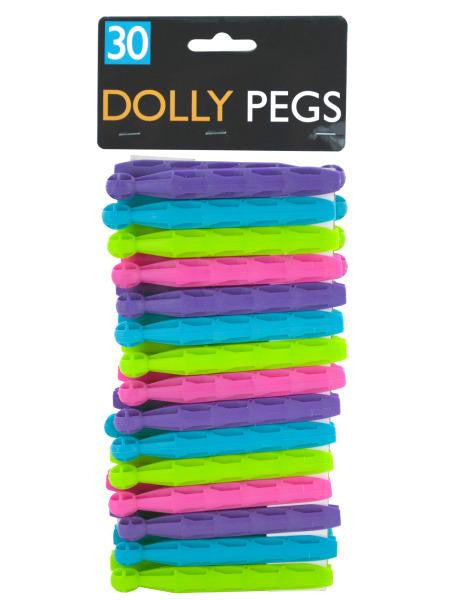 Dolly Peg Clothespins Set (Available in a pack of 12)