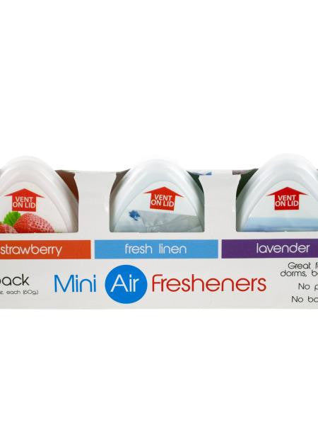 Mini Gel Air Fresheners Set (Available in a pack of 18)