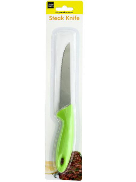 Steak Knife with Colorful Handle (Available in a pack of 24)