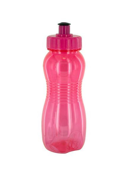 Contoured Sports Water Bottle (Available in a pack of 12)