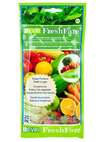 FreshFare Reusable Produce Storage Bags (Available in a pack of 24)