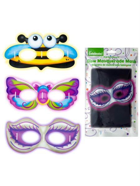 Glow Masks (Available in a pack of 24)