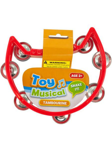 Toy Musical Tambourine (Available in a pack of 24)