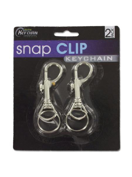 Snap Clip Key Chains (Available in a pack of 12)