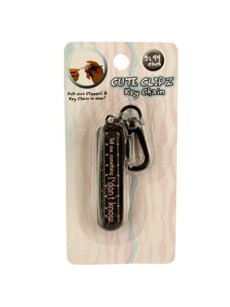 Cute Clipz Key Chain (Available in a pack of 24)