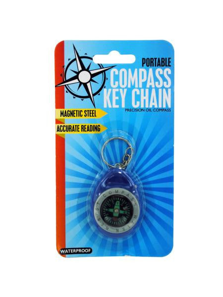 Compass Key Chain (Available in a pack of 12)