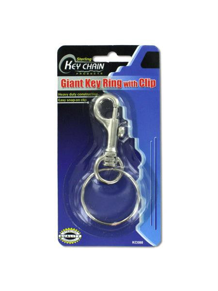 Giant Key Ring with Clip (Available in a pack of 24)